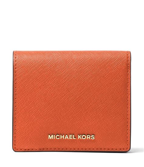 michael kors leather carryall card|Michael Kors Jet Set Travel Leather Medium Card Case Carryall .